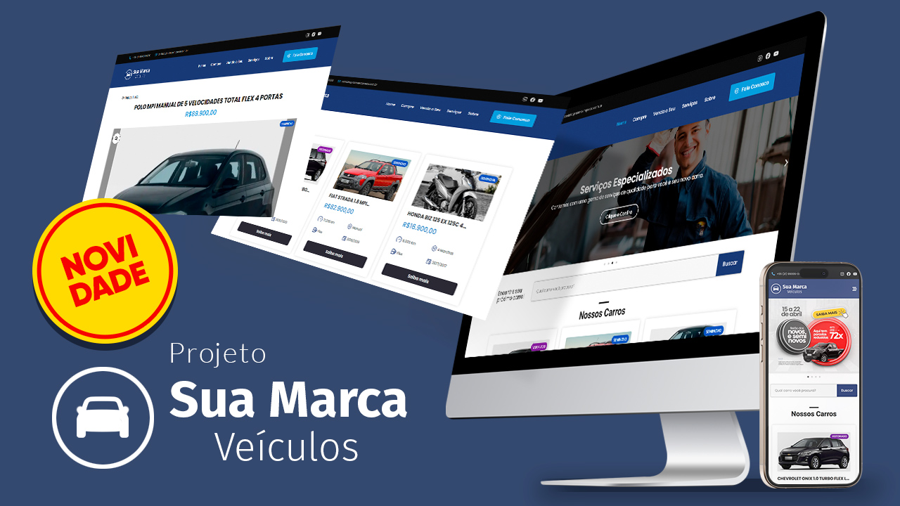 Tema Simples WordPress para Concessionária de Veículos nº 2